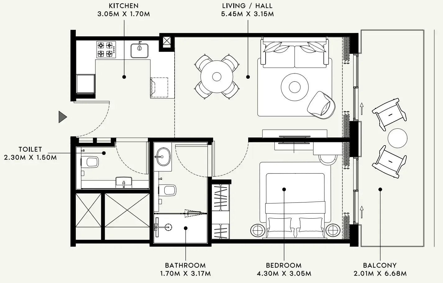 Azizi Azizi Venice floor plan