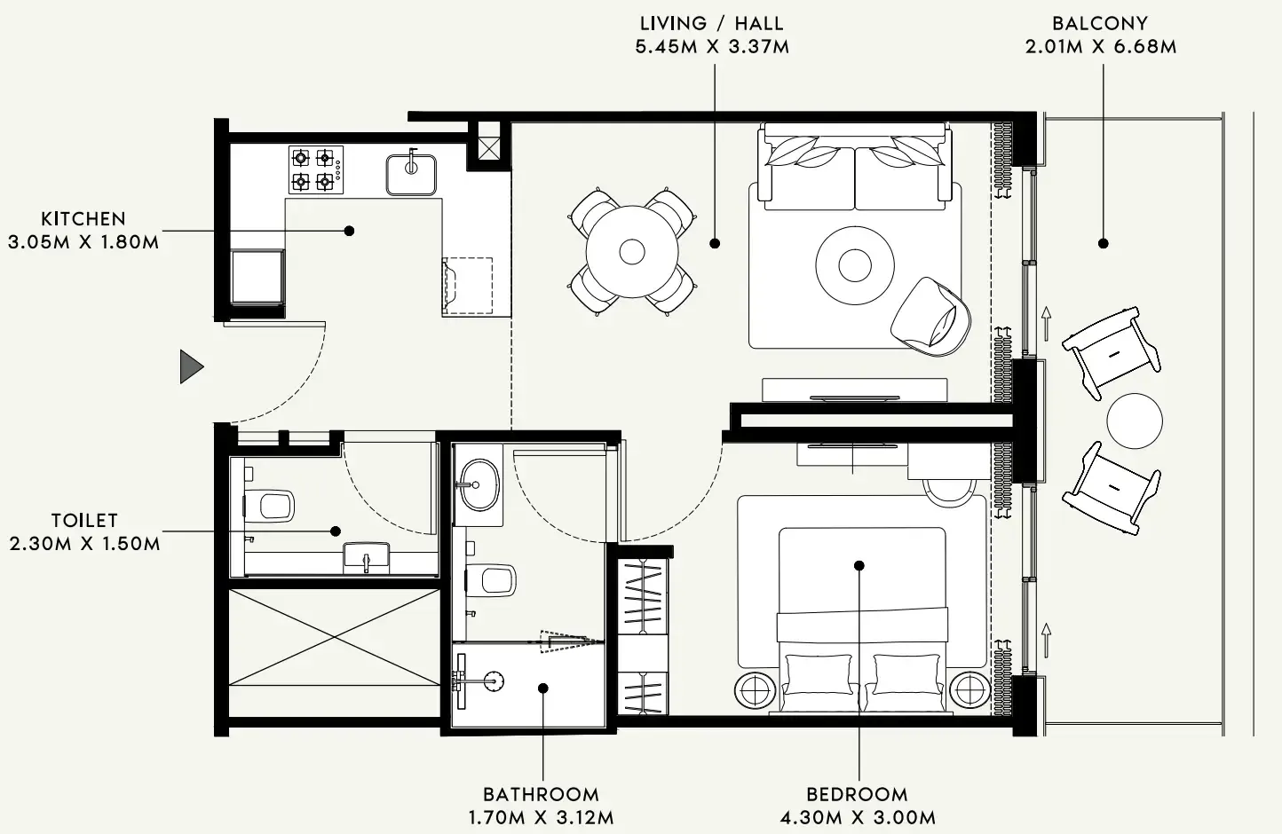 Azizi Azizi Venice floor plan