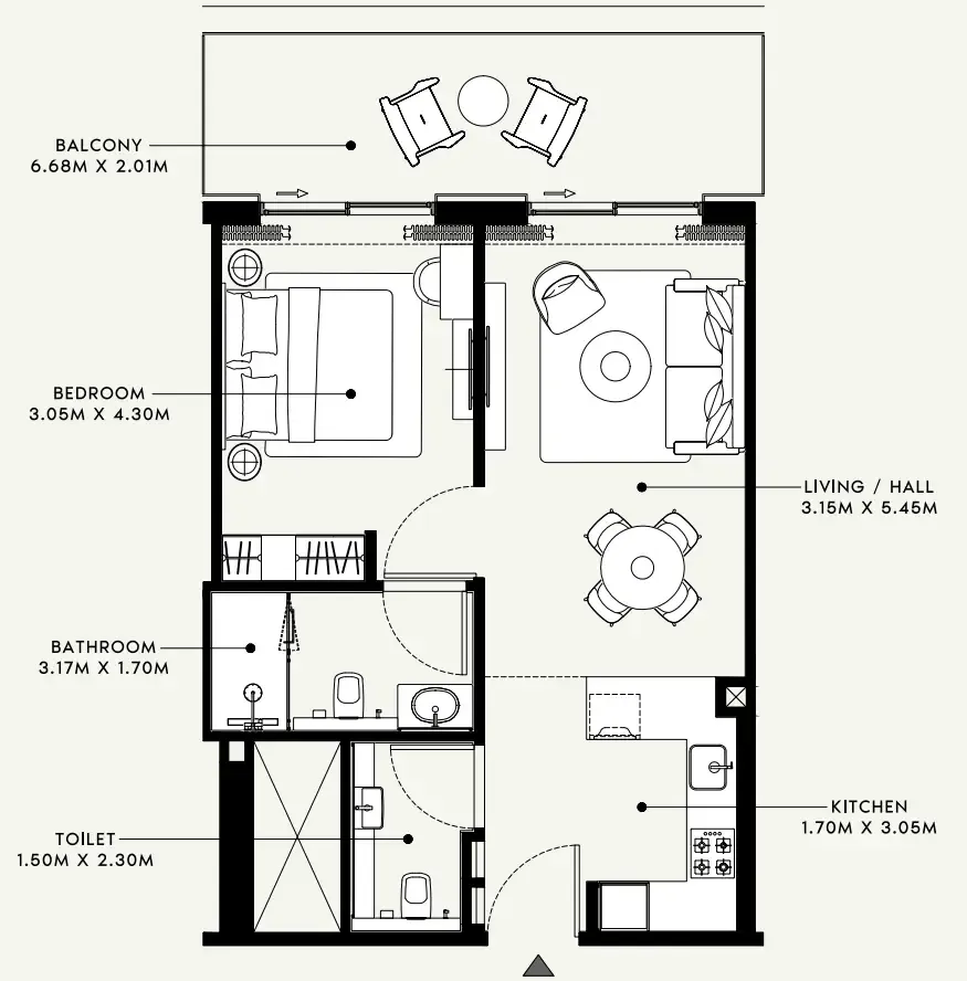 Azizi Azizi Venice floor plan