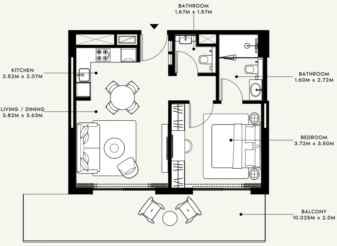 Azizi Azizi Venice floor plan