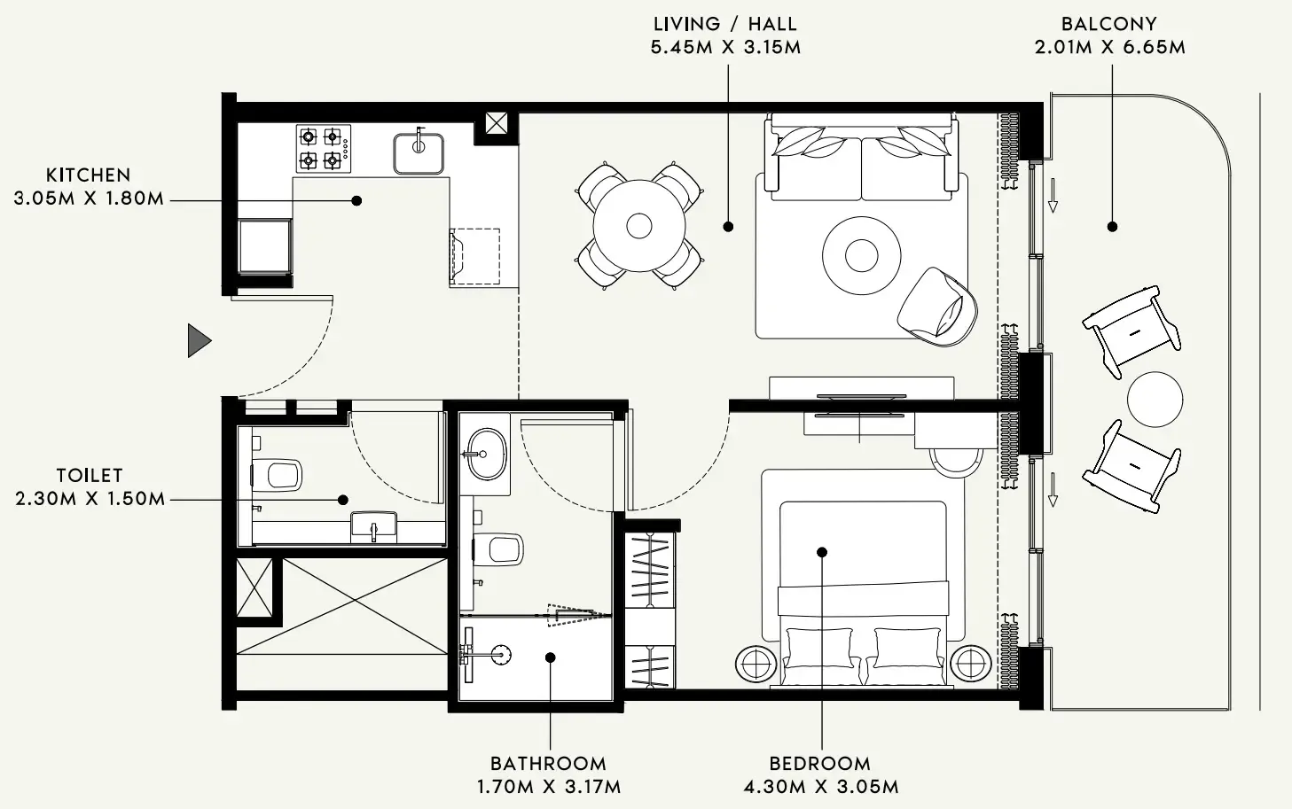 Azizi Azizi Venice floor plan