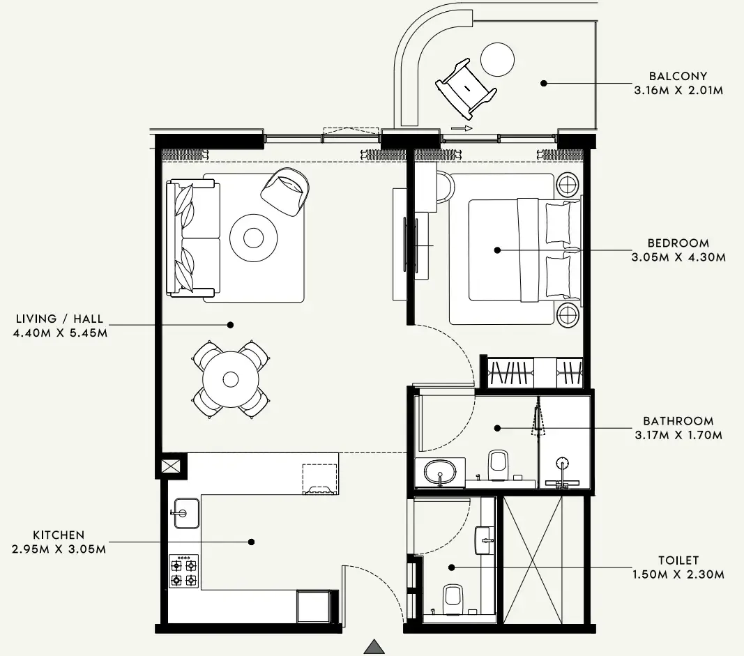 Azizi Azizi Venice floor plan