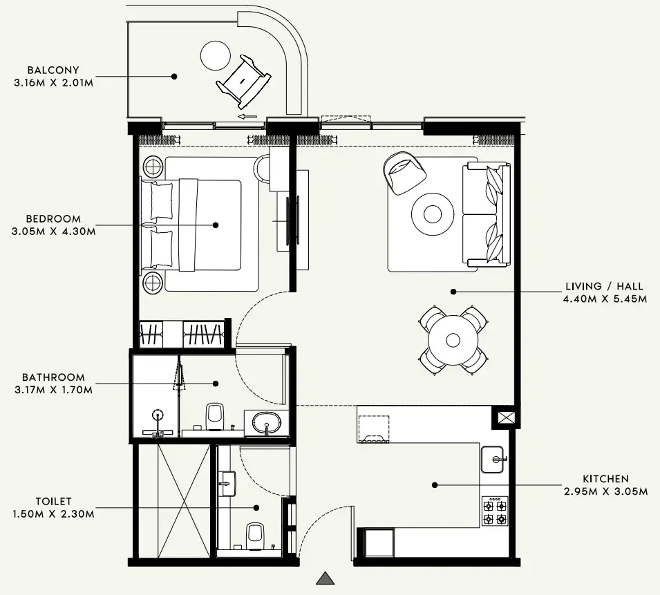 Azizi Azizi Venice floor plan