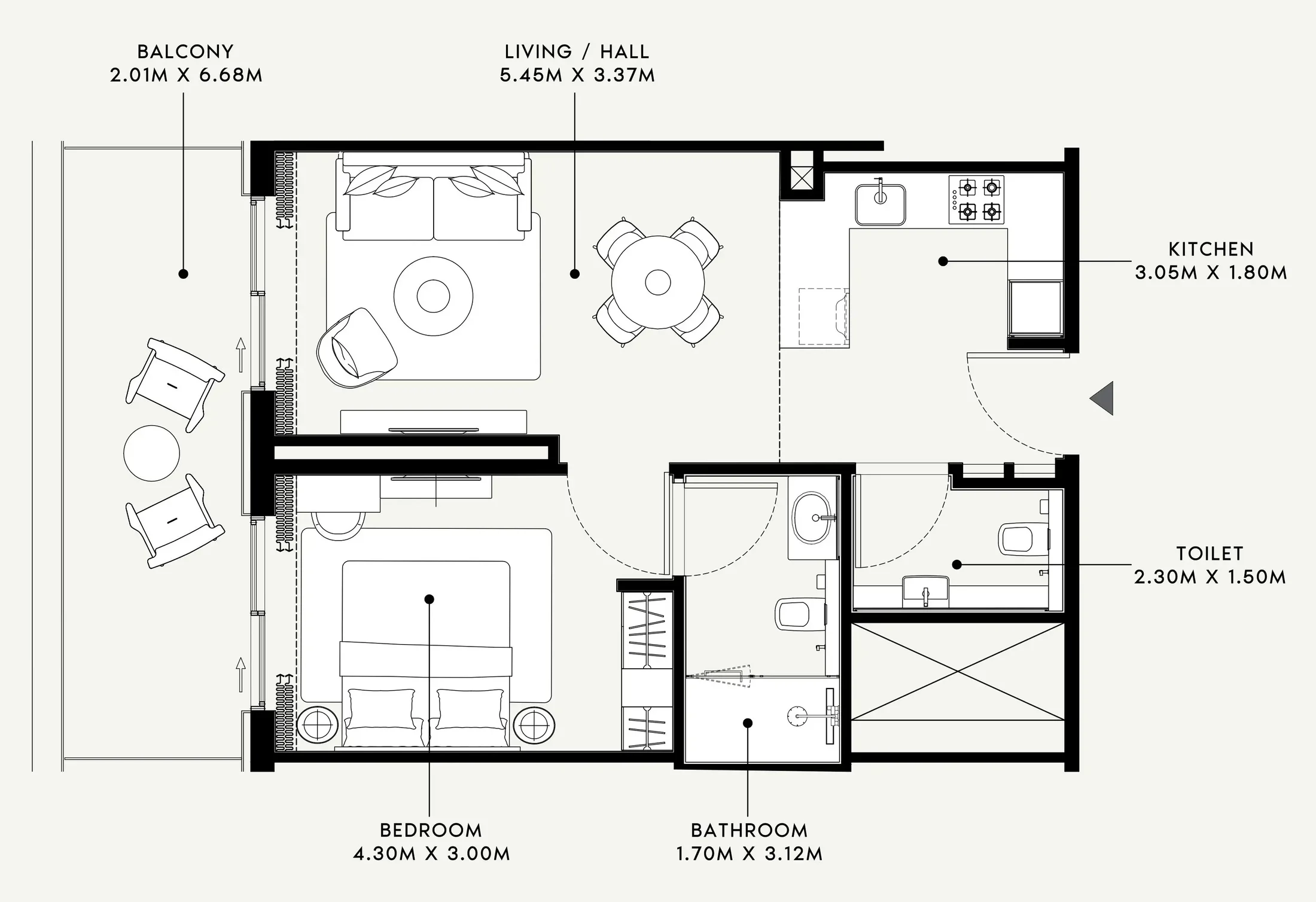 Azizi Azizi Venice floor plan