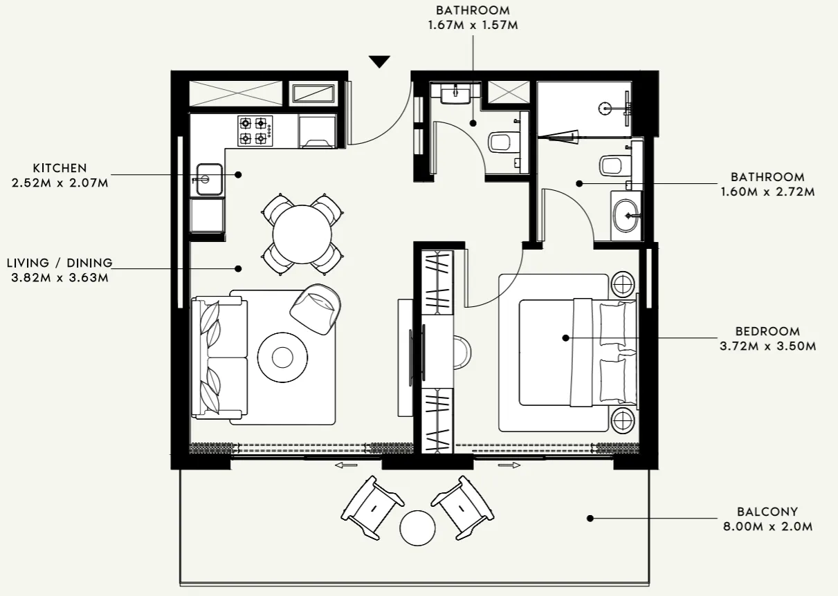 Azizi Azizi Venice floor plan