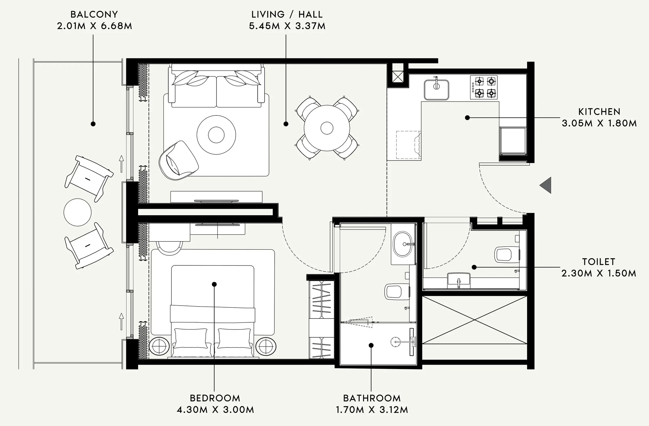 Azizi Azizi Venice floor plan