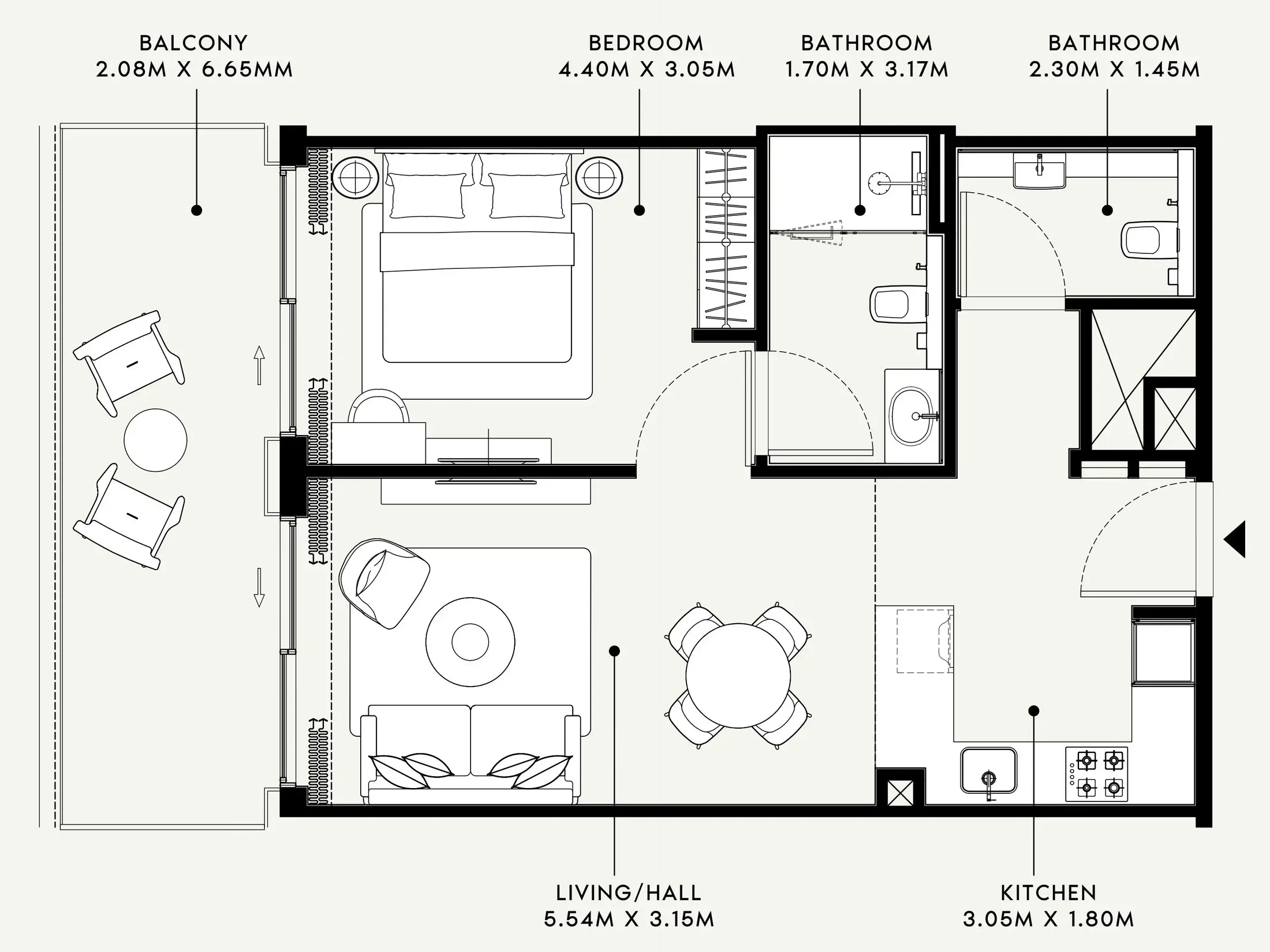 Azizi Azizi Venice floor plan