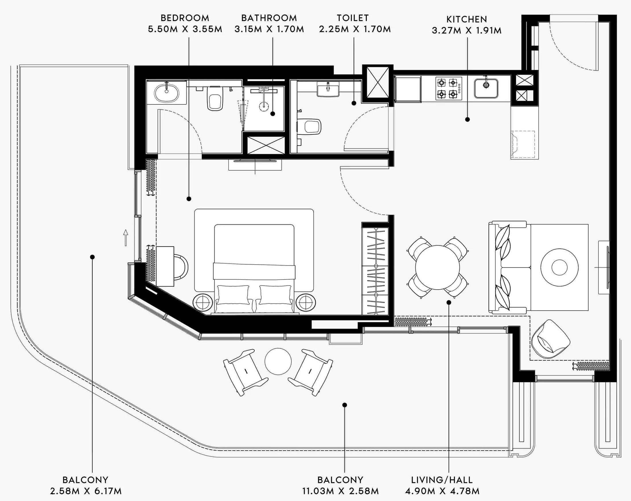 Azizi Azizi Venice floor plan