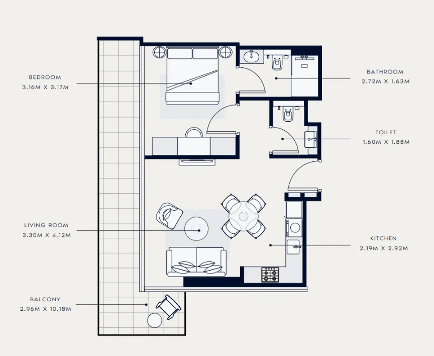 Azizi Azizi Venice floor plan