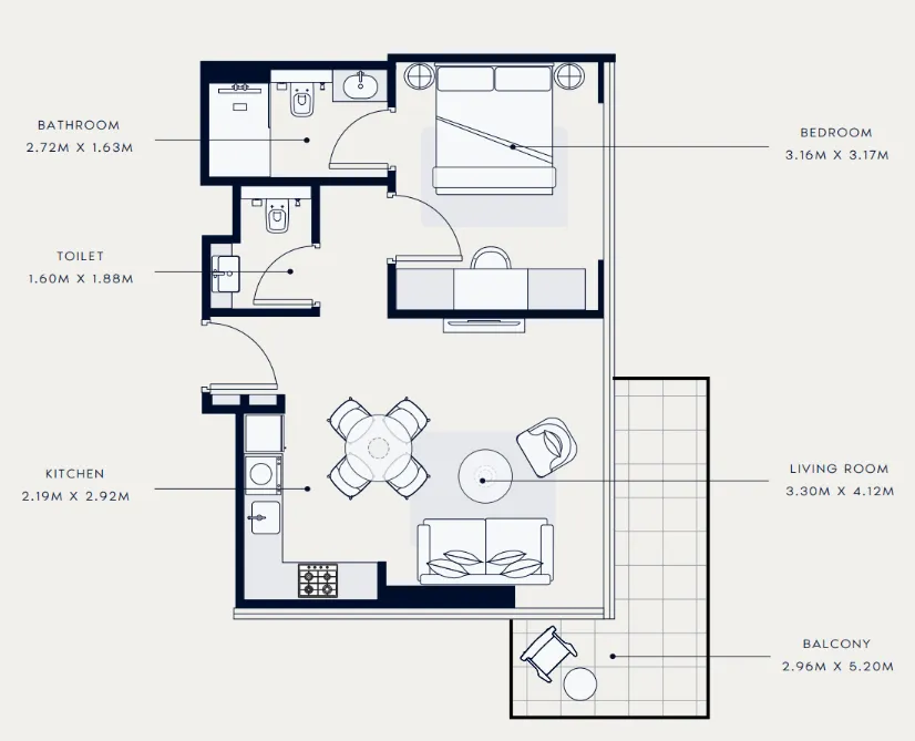 Azizi Azizi Venice floor plan