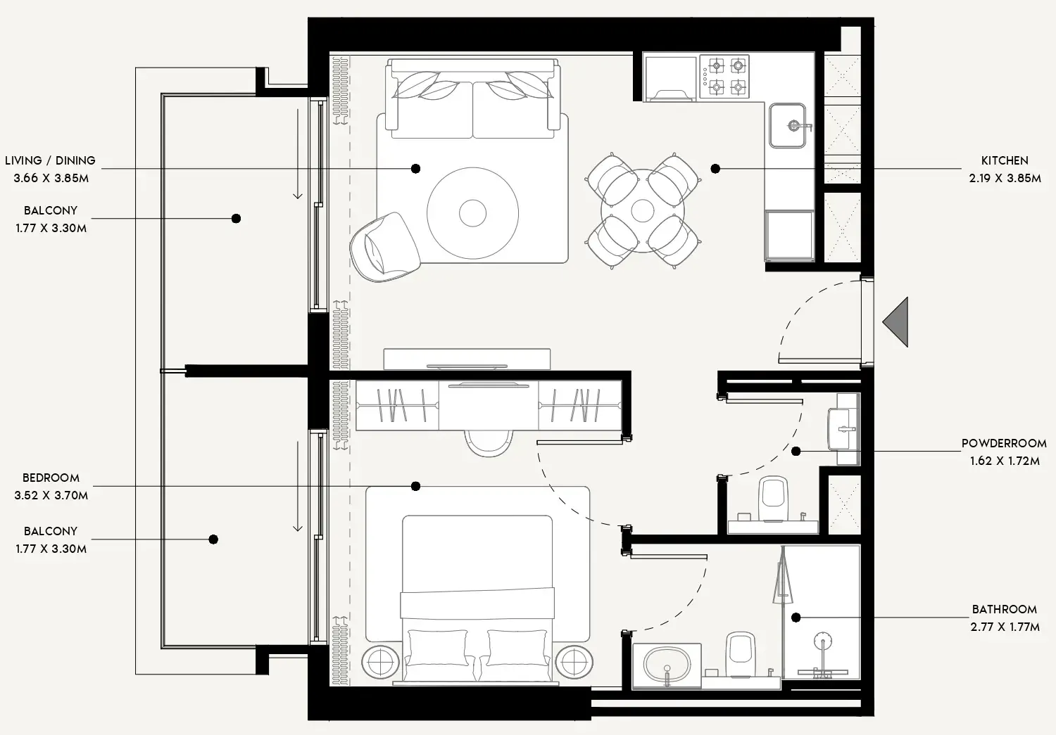 Azizi Azizi Venice floor plan