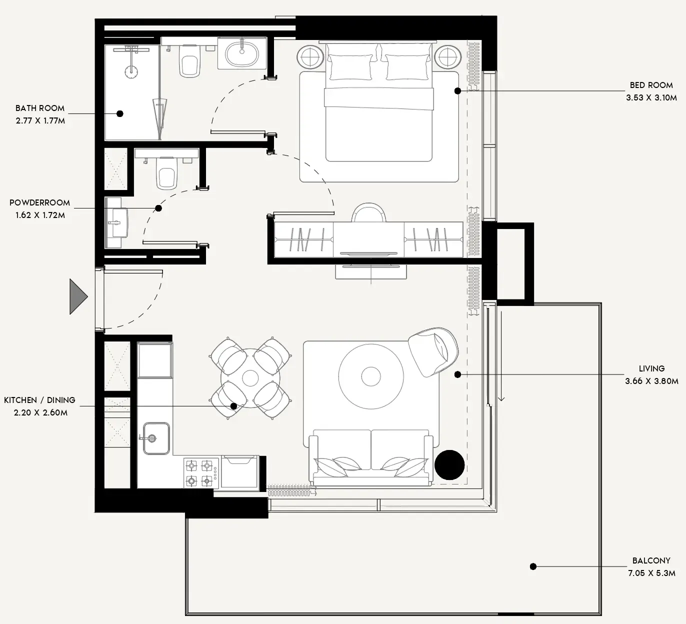 Azizi Azizi Venice floor plan