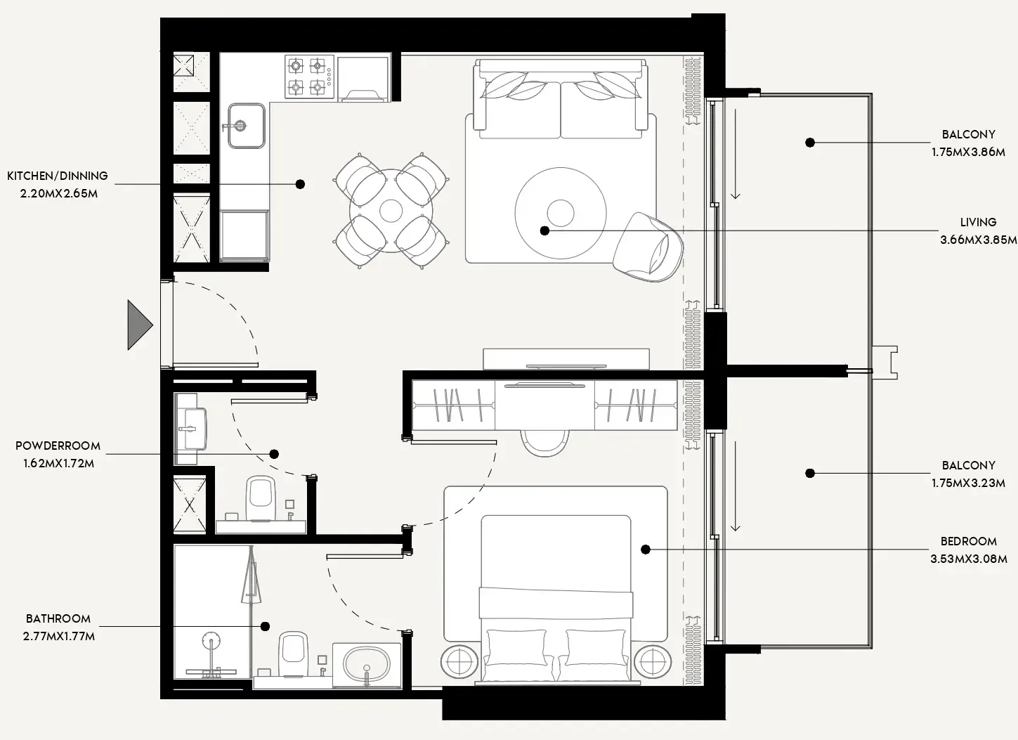 Azizi Azizi Venice floor plan
