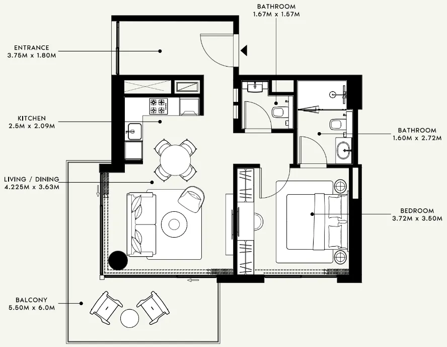 Azizi Azizi Venice floor plan