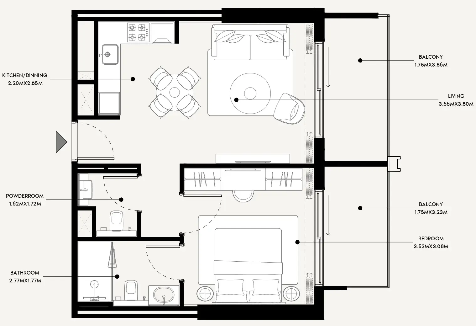 Azizi Azizi Venice floor plan