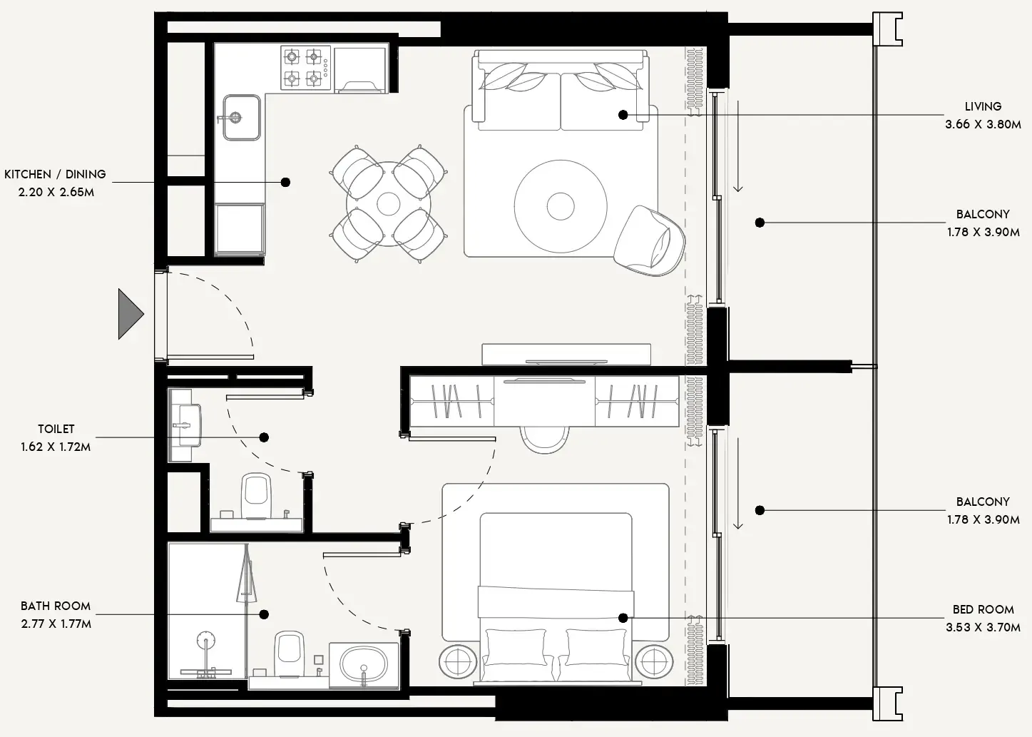 Azizi Azizi Venice floor plan