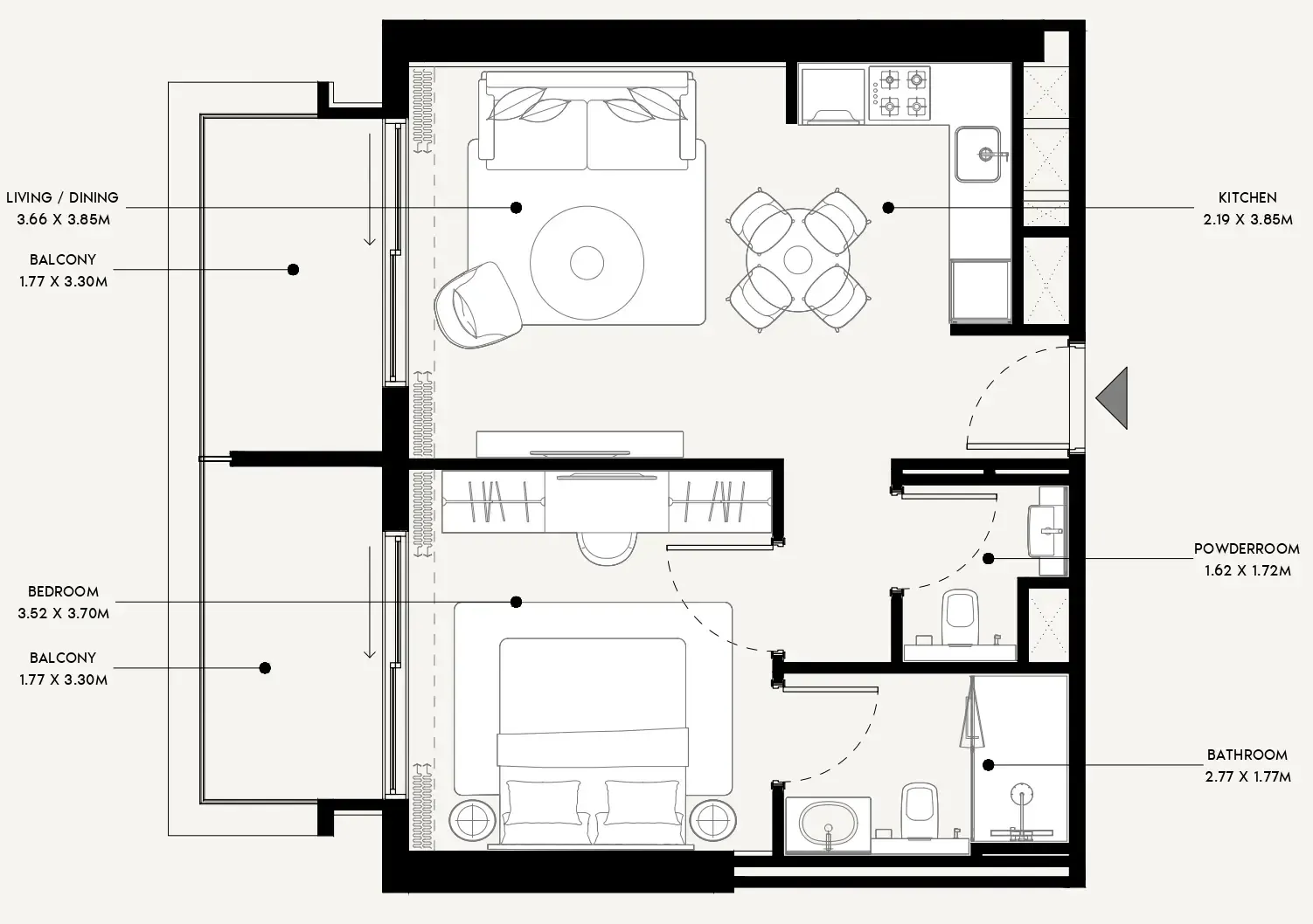 Azizi Azizi Venice floor plan