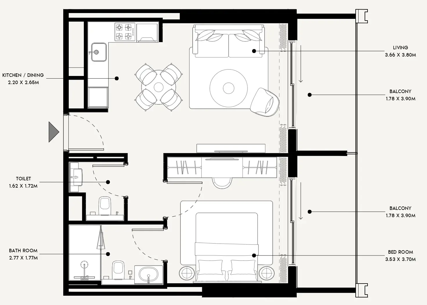 Azizi Azizi Venice floor plan