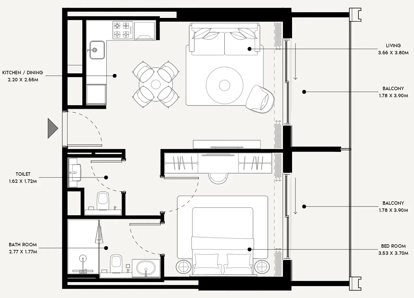 Azizi Azizi Venice floor plan