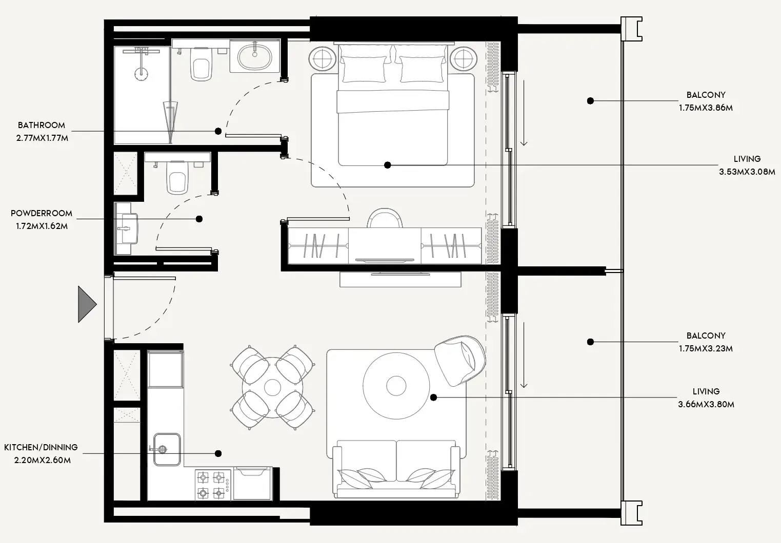 Azizi Azizi Venice floor plan