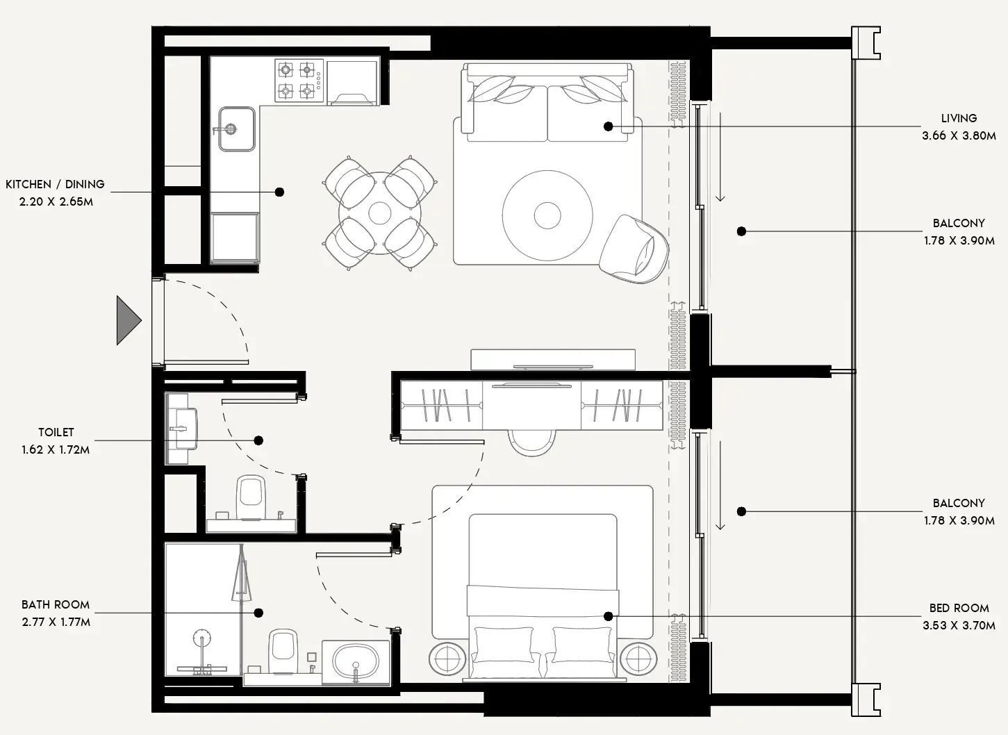 Azizi Azizi Venice floor plan