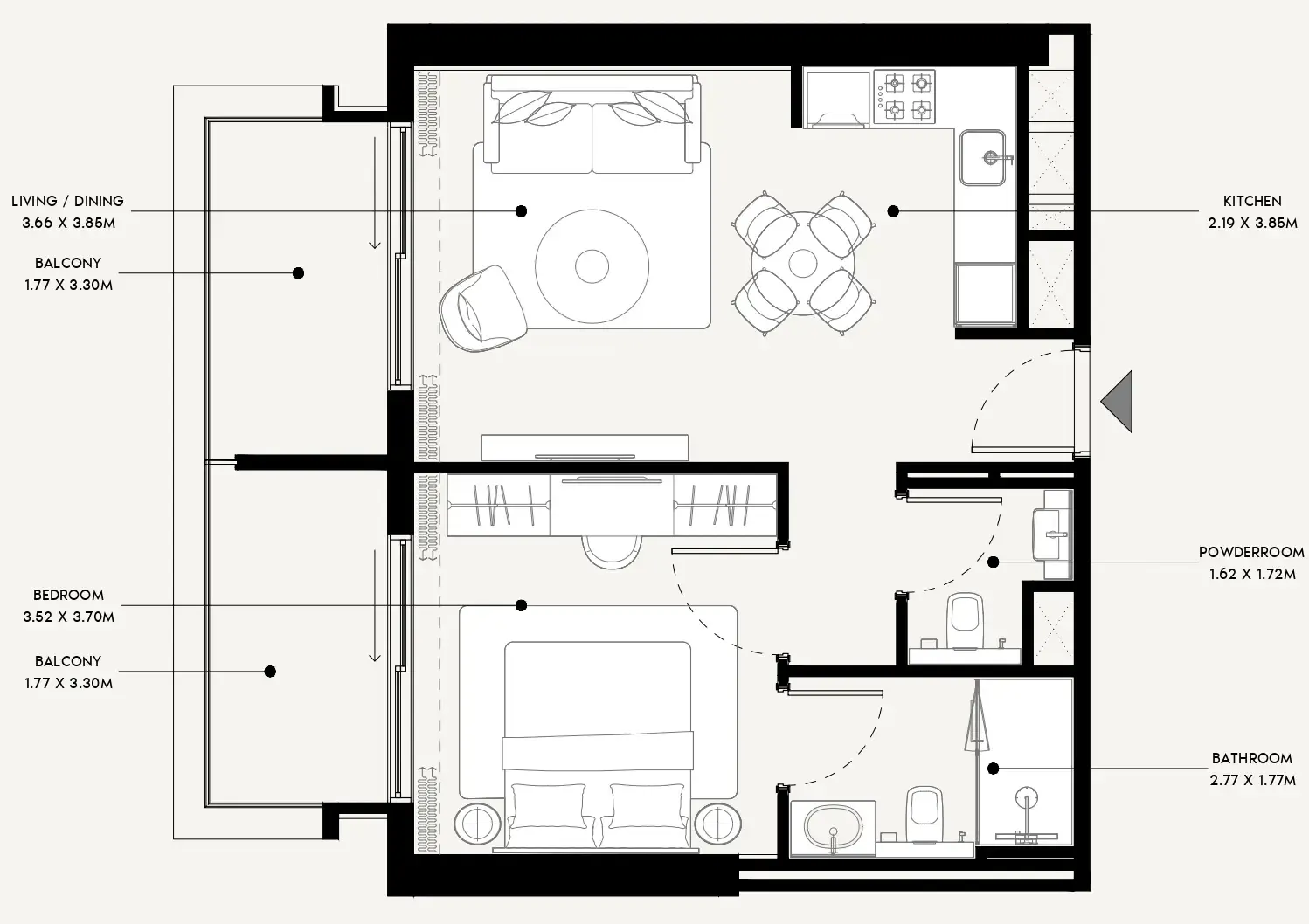 Azizi Azizi Venice floor plan