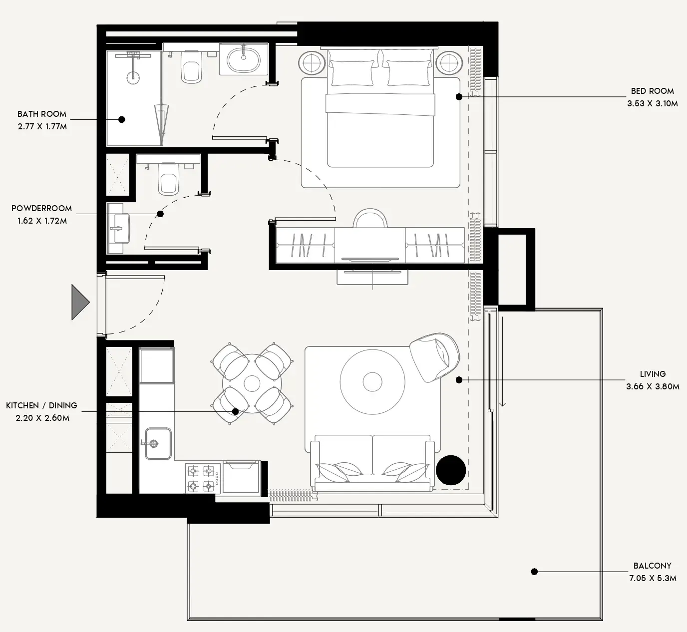Azizi Azizi Venice floor plan