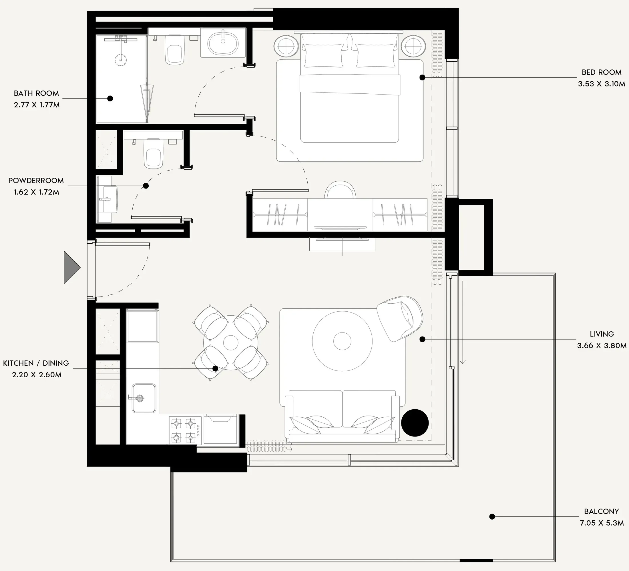 Azizi Azizi Venice floor plan