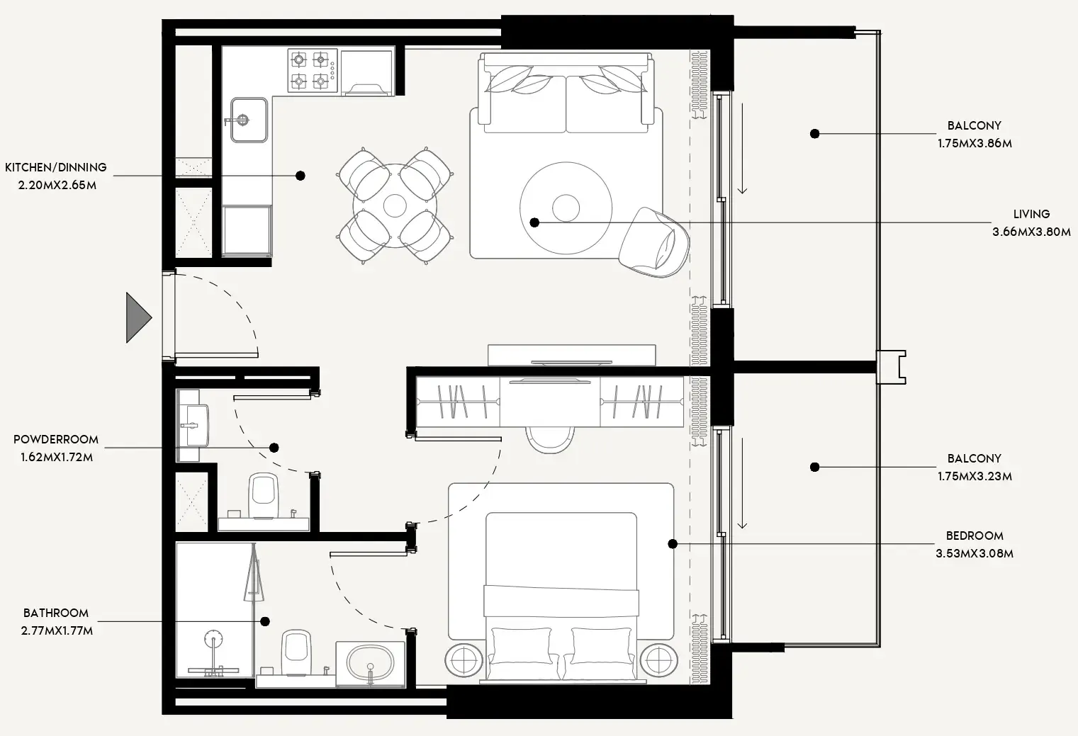 Azizi Azizi Venice floor plan
