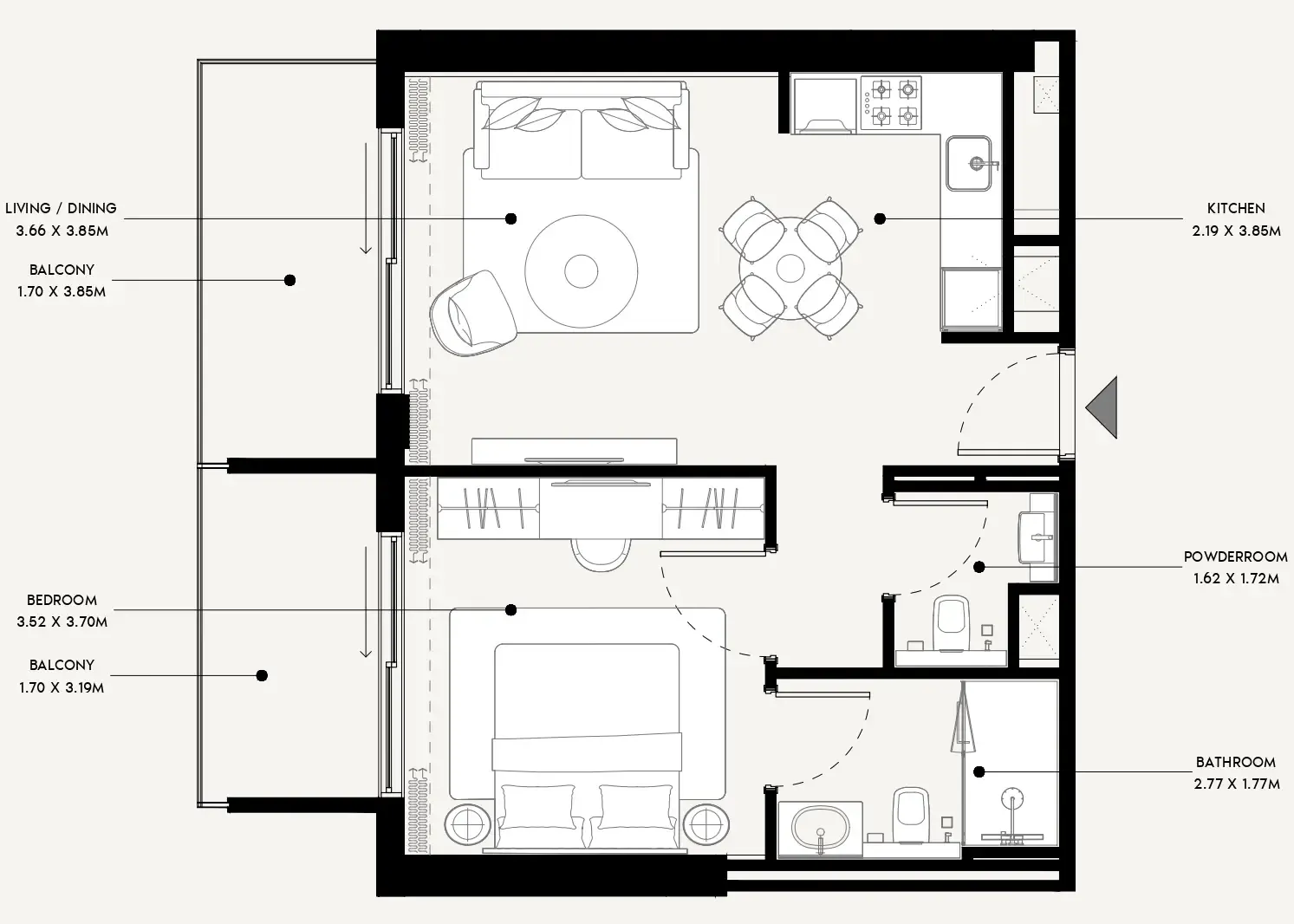 Azizi Azizi Venice floor plan