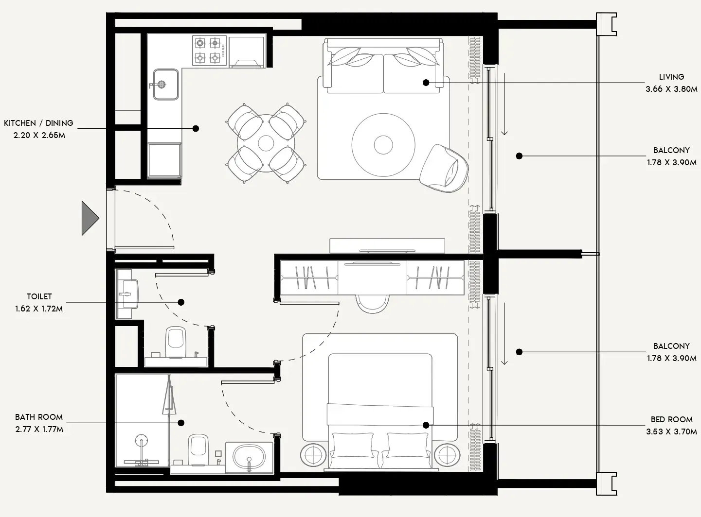 Azizi Azizi Venice floor plan
