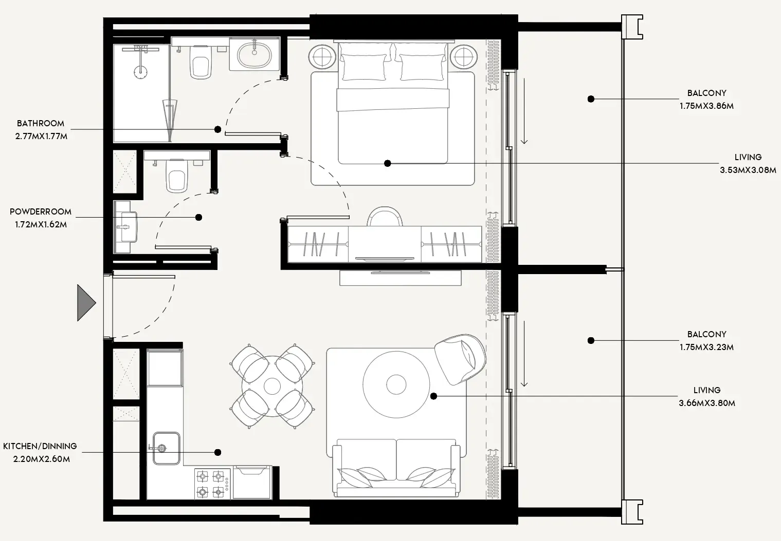 Azizi Azizi Venice floor plan