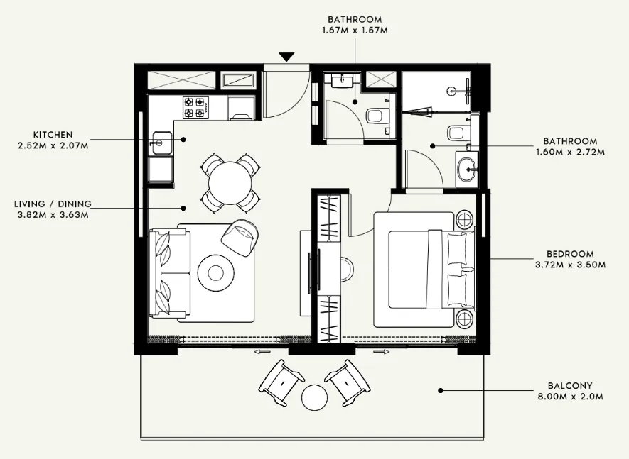 Azizi Azizi Venice floor plan