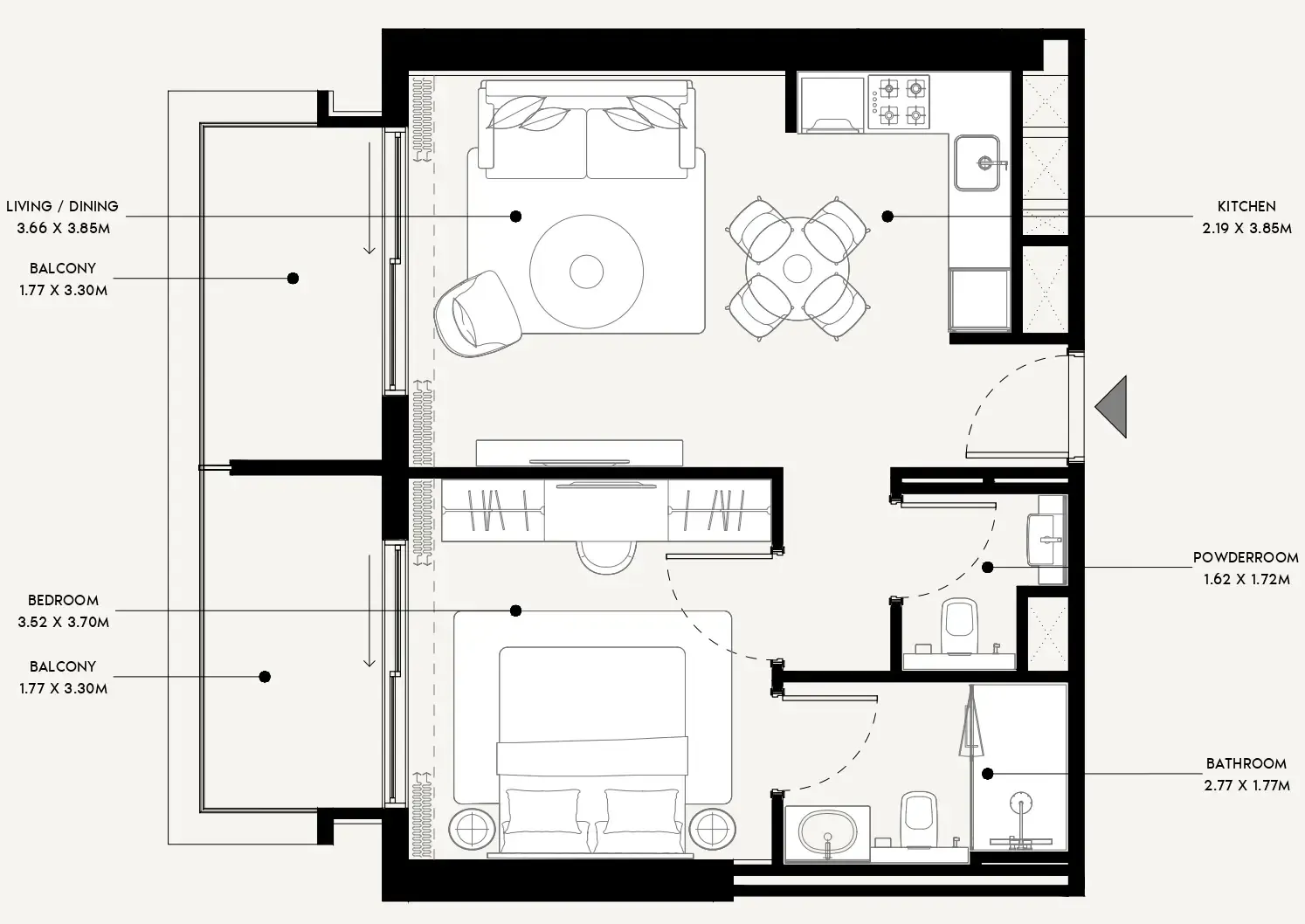 Azizi Azizi Venice floor plan