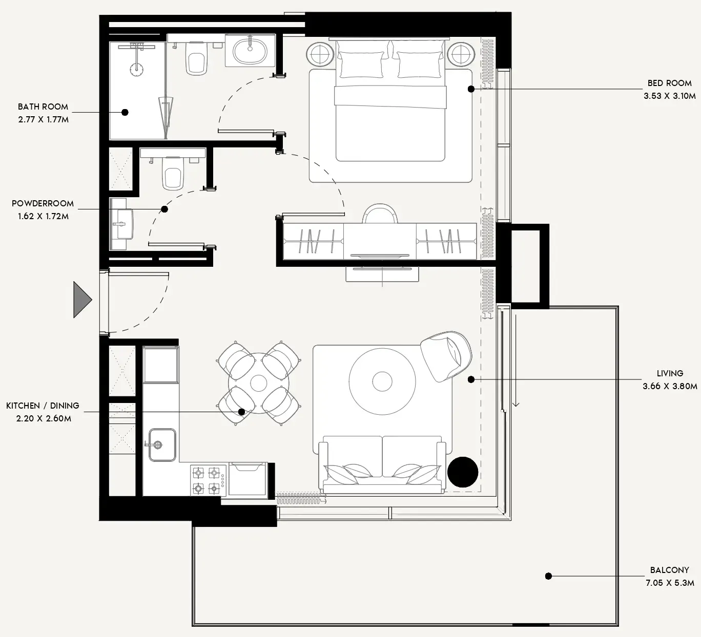 Azizi Azizi Venice floor plan