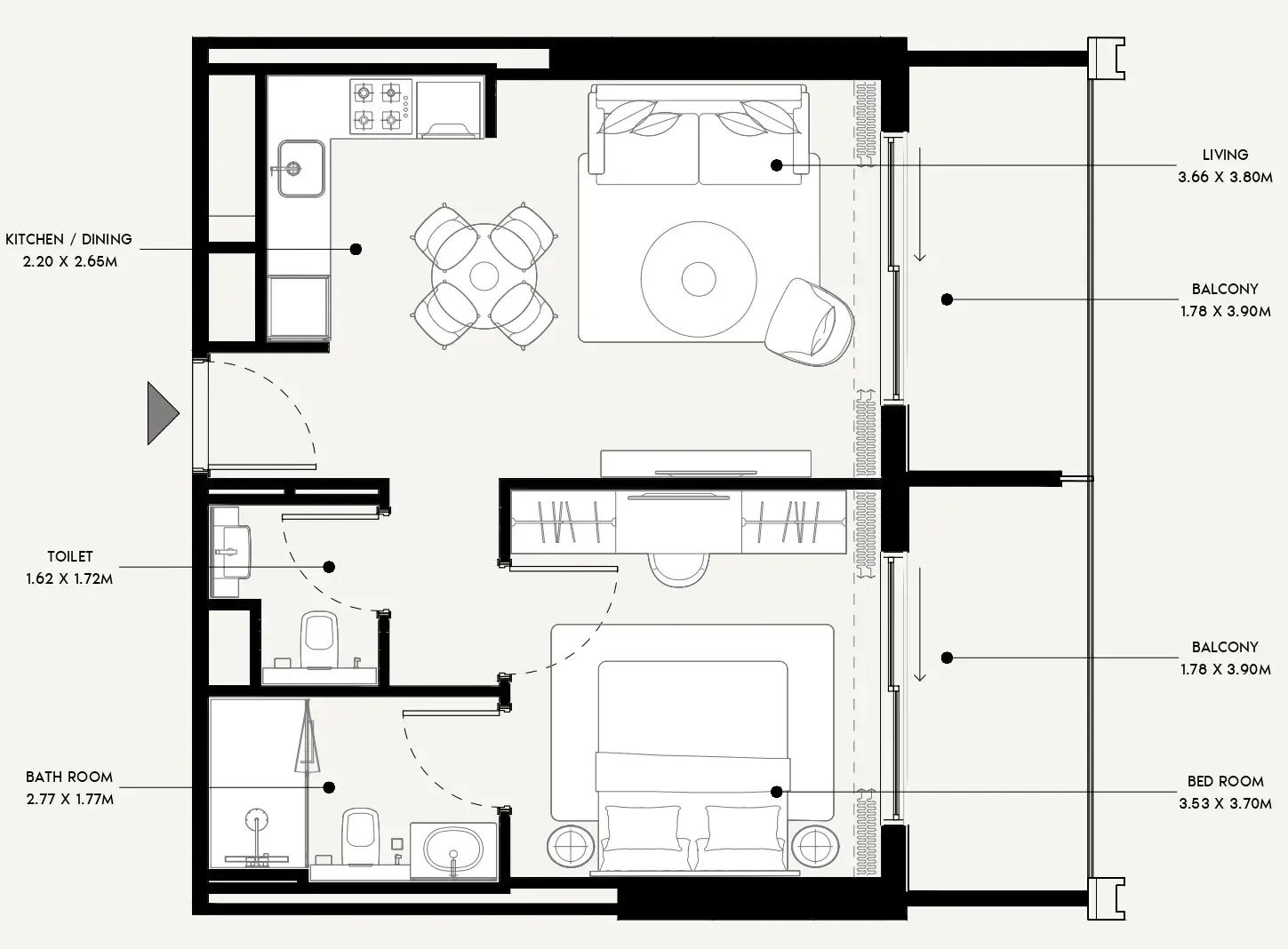 Azizi Azizi Venice floor plan