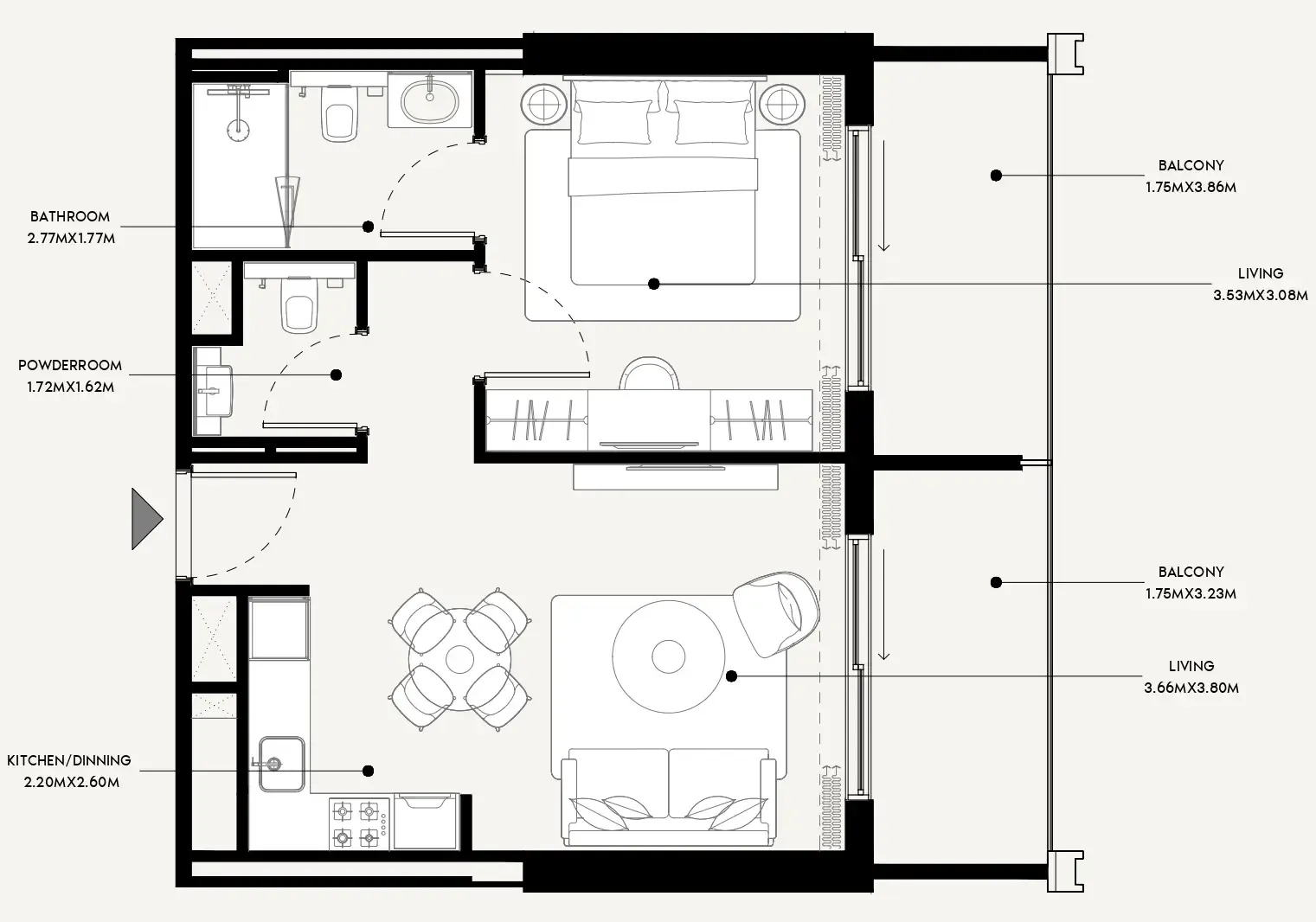 Azizi Azizi Venice floor plan
