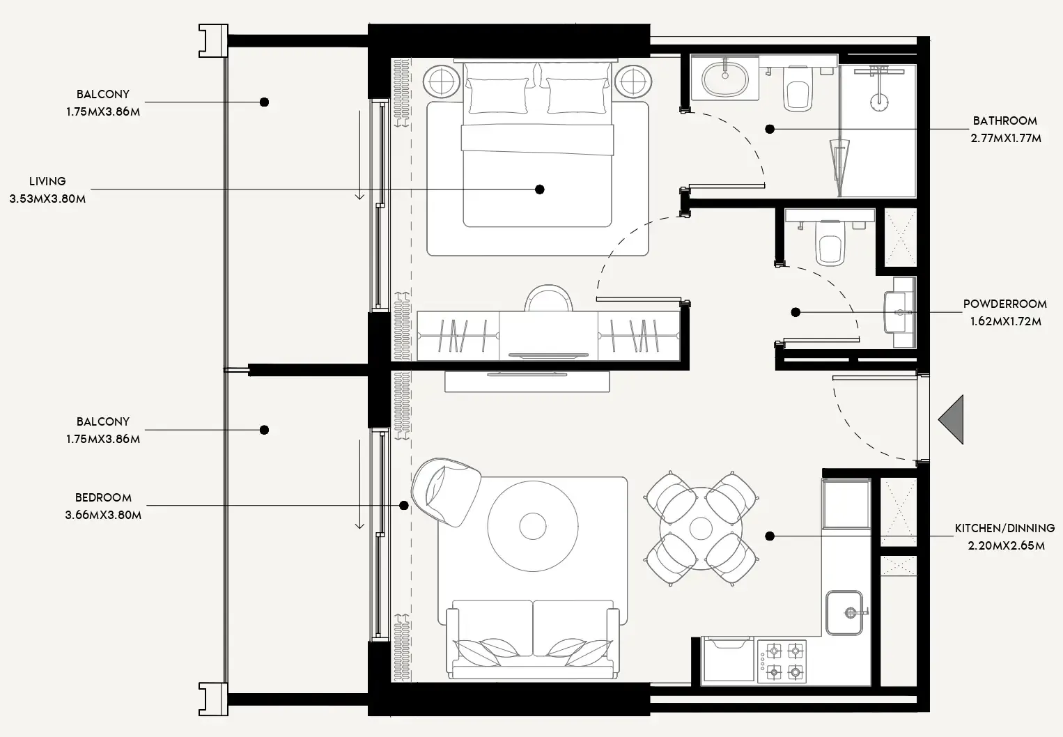 Azizi Azizi Venice floor plan