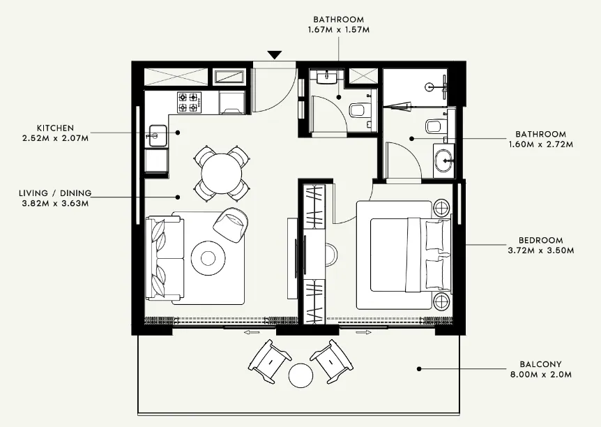 Azizi Azizi Venice floor plan