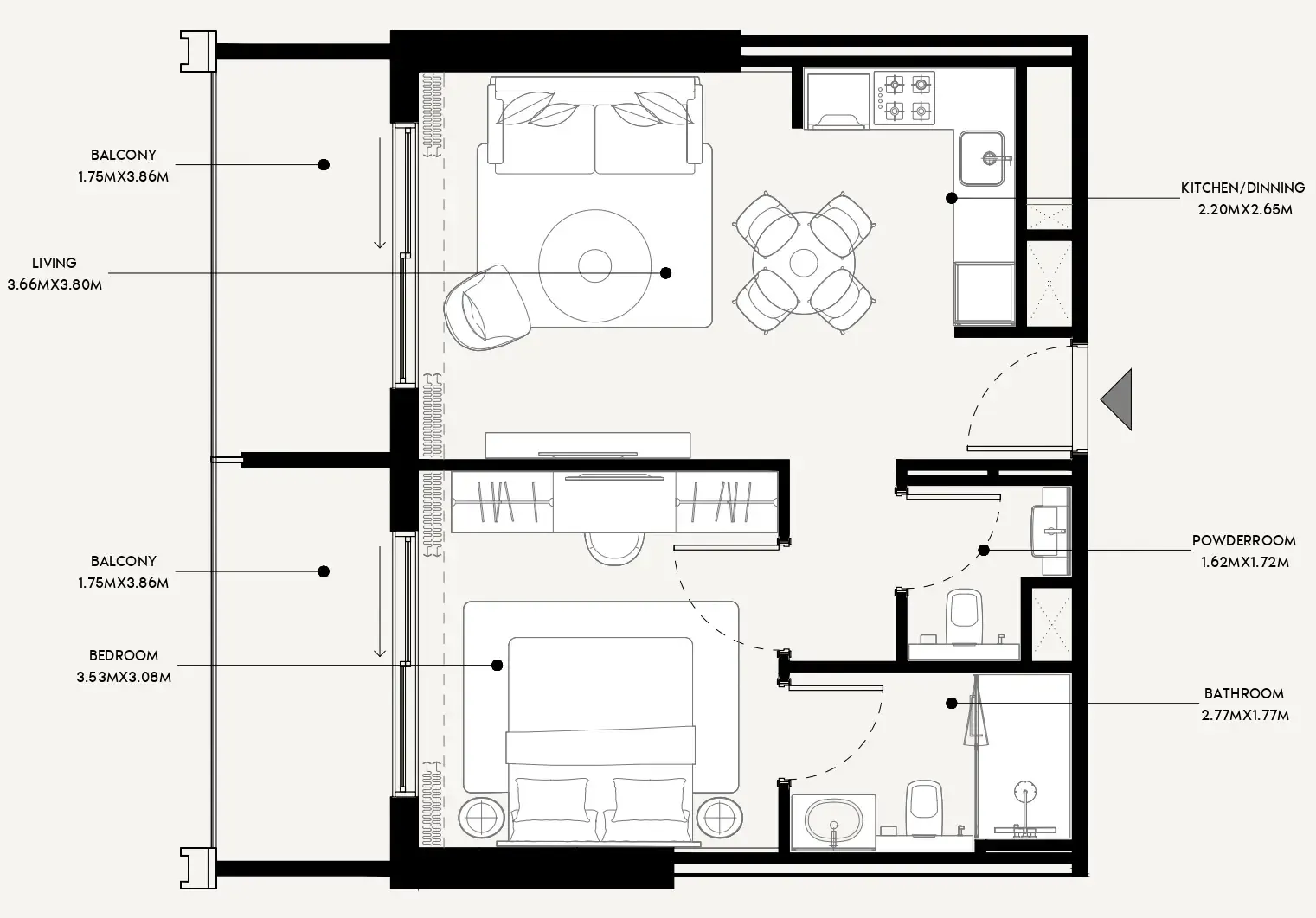 Azizi Azizi Venice floor plan