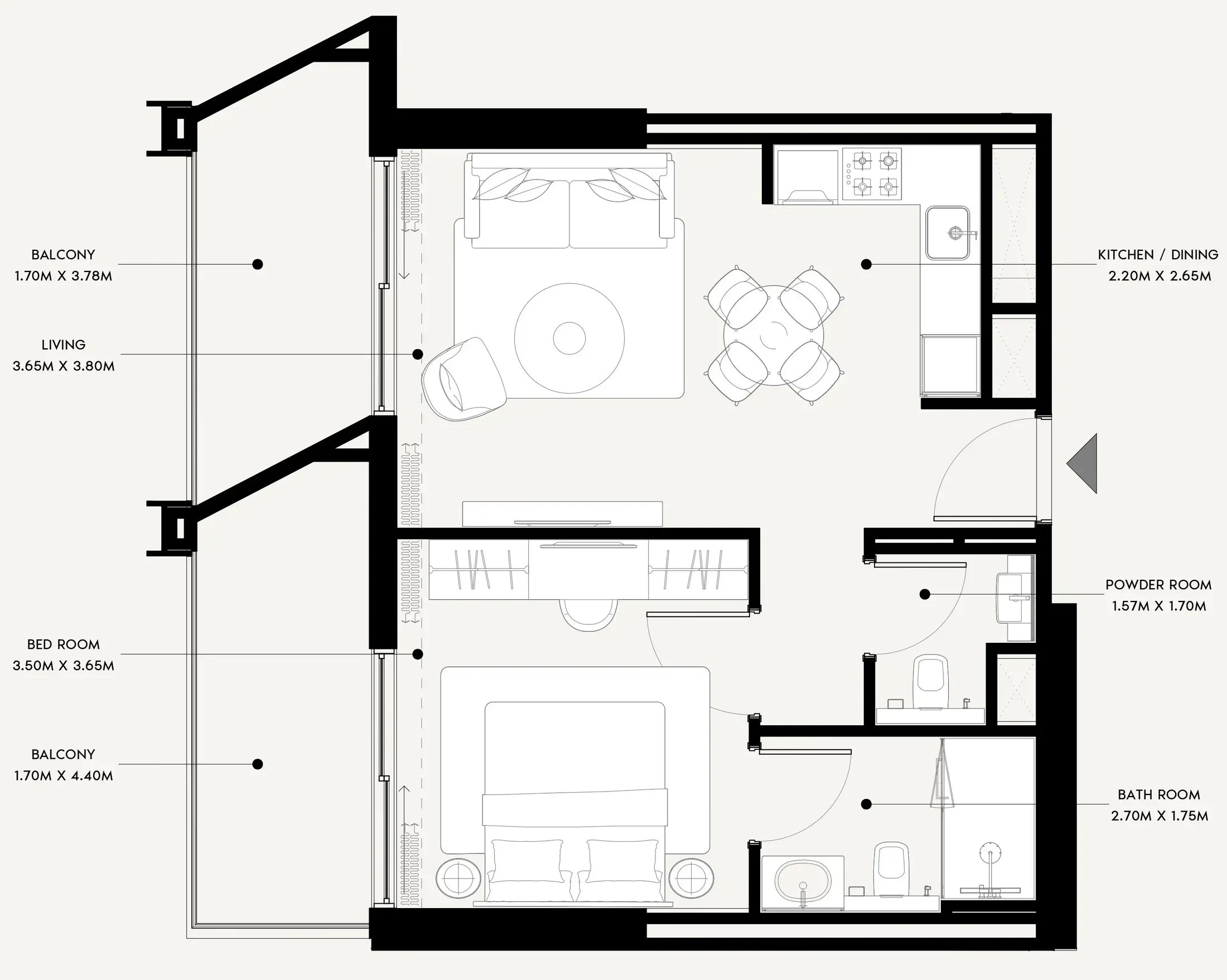 Azizi Azizi Venice floor plan