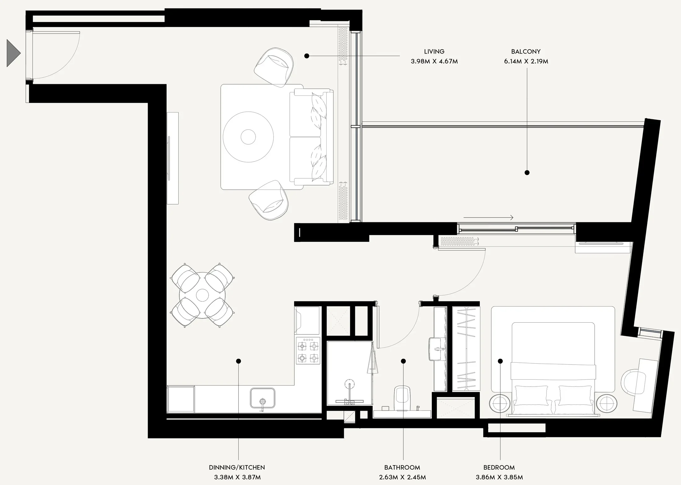 Azizi Azizi Venice floor plan