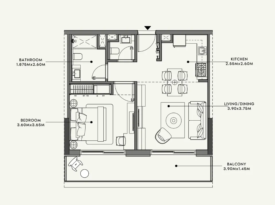 Azizi Azizi Venice floor plan