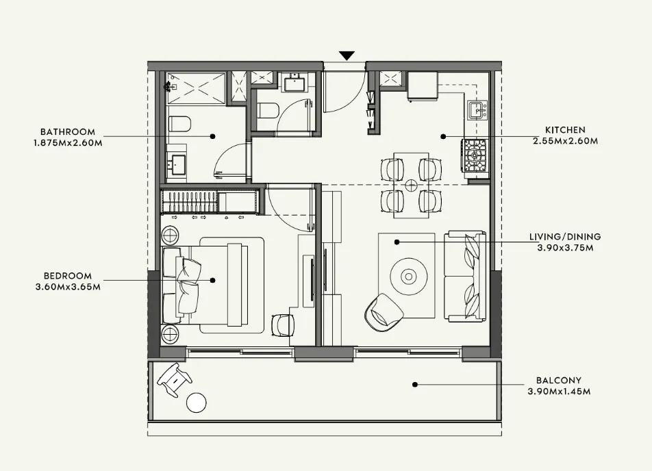Azizi Azizi Venice floor plan