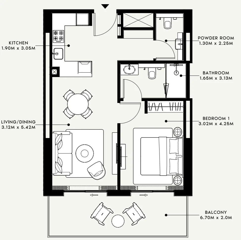 Azizi Azizi Venice floor plan
