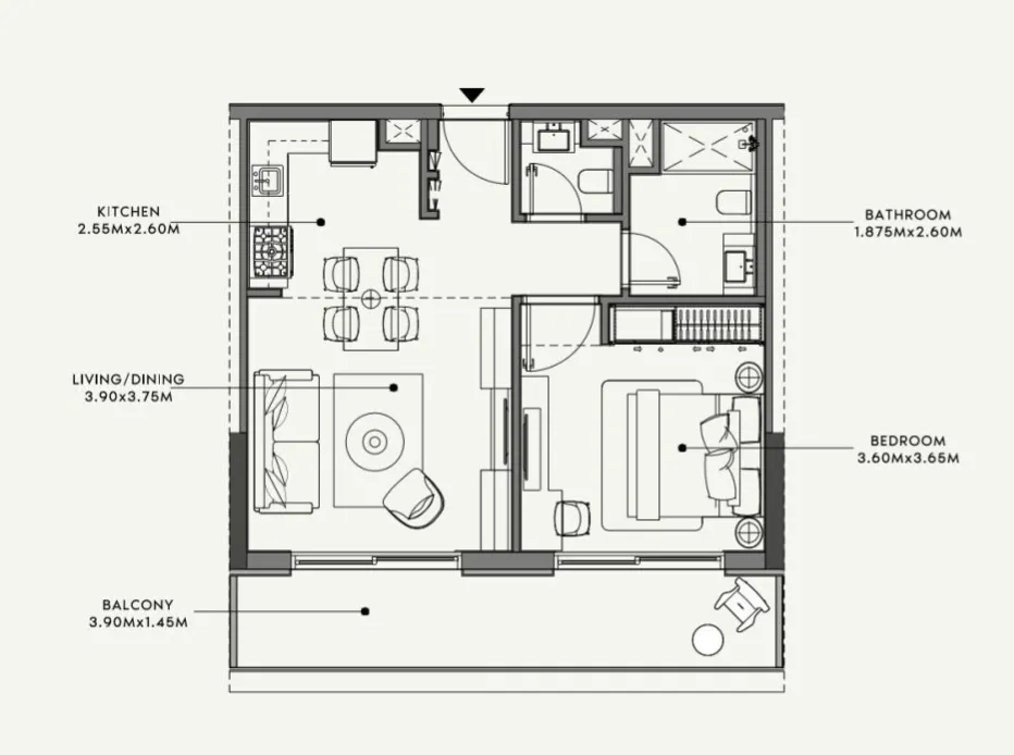 Azizi Azizi Venice floor plan