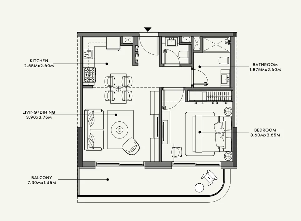 Azizi Azizi Venice floor plan