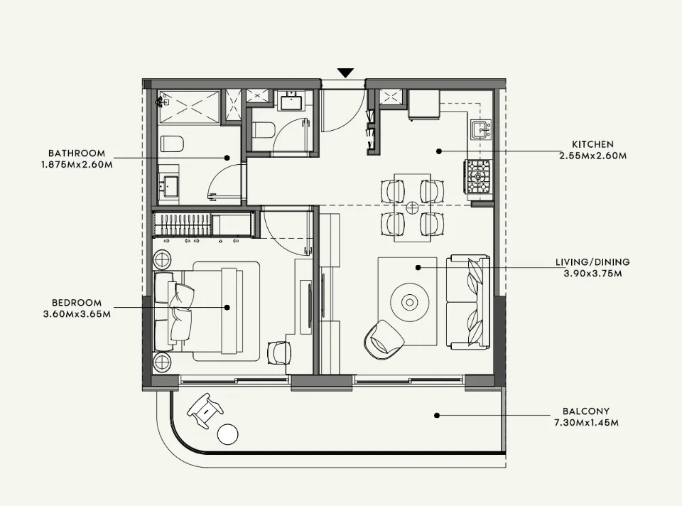 Azizi Azizi Venice floor plan