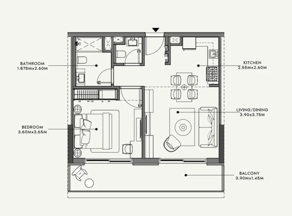 Azizi Azizi Venice floor plan