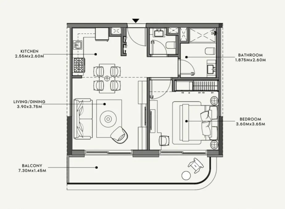 Azizi Azizi Venice floor plan